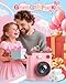 MYSTILUCK Kids Camera Toys for 3 4 5 6 7 8 9 10 Year Old Girls Boys, Christmas Birthday Gift with 1080P HD Digital Camera, 32GB SD Card, Selfie Mode, Fun Filters, Portable Travel Toy - Pink
