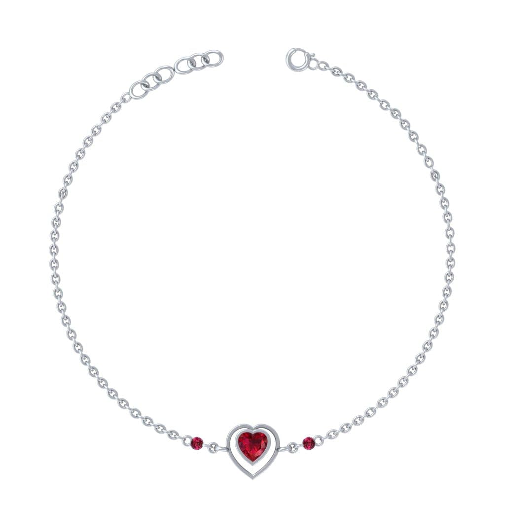 925 Sterling Silver Charmed Anklet for Women & Girls | Single Anklet | Minimal Design Foot Jewelry | 925 Stamp with Certification of Authenticity | Gift for Women-image-14