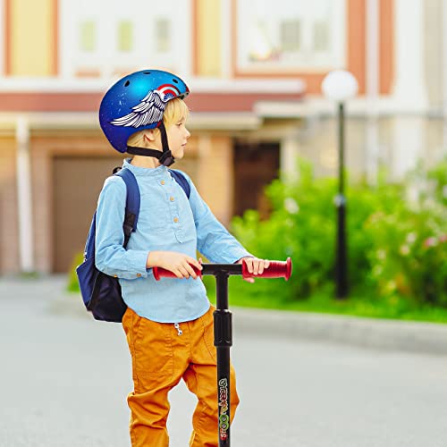 Casco infantil ajustable DEQUBE con diseño de alas para niños de 2 a 7 años 7