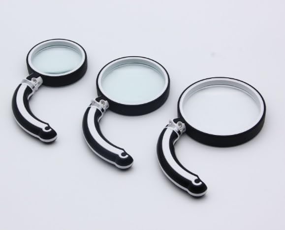 3.5X/2.5X/2X Handheld Reading Magnifier Glass Optical Lens Student Learning