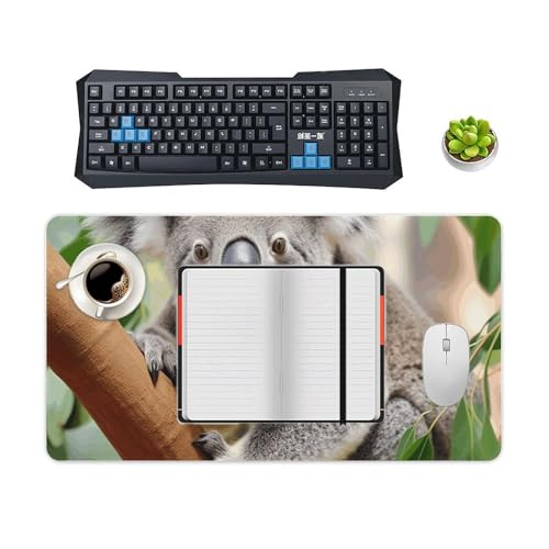 Sous-main étanche et antidérapant tapis de bureau koala lavable - 4