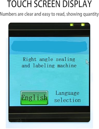Etichettatrice automatica - Design staccabile 2 in 1 con regolazione velocità/lunghezza, touch screen, corpo in metallo resistente per un imballaggio efficiente