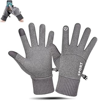 Men's Winter Warm Touch Screen Gloves Waterproof, windproof, Texting, Riding, Driving and Outdoor word Thermal winter gloves for men/boys Free Size