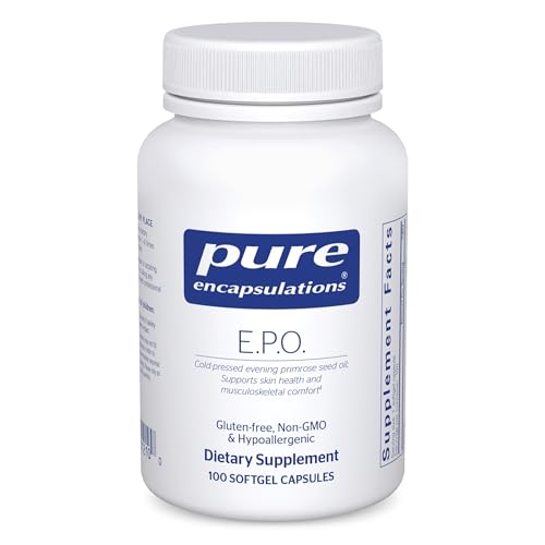 Pure Encapsulations E.P.O. (Evening Primrose Oil) | Hypoallergenic Dietary Supplement Containing 9% GLA | 100 Softgel Capsules