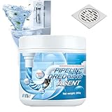 Disgorgante Scarichi Professionale Super Potente, Azione Rapida contro Capelli e Grasso, Disgorgante WC e Lavandino, per Cucina, Bagno e Tubi, Polvere Stura Scarichi 260g (1PCS)