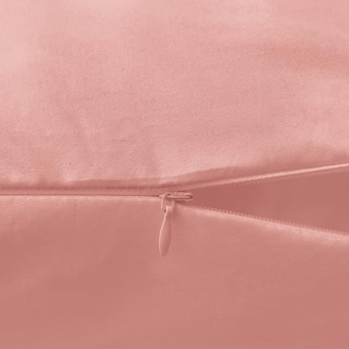 Image of Elegant Comfort Luxury Ultra-Soft 1-Piece Body Pillowcase - 1500 Premium Hotel Quality Microfiber Double Brushed - Wrinkle Resistant, Body Pillowcase Size, Dusty Rose