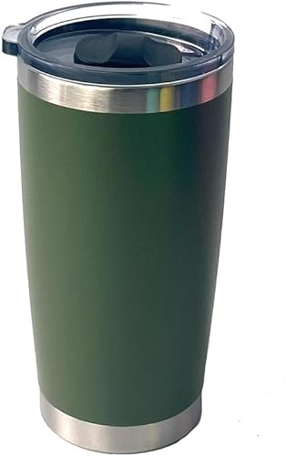 Rambler - Vaso de acero inoxidable aislado al vacío de 20 onzas con tapa MagSlider, hay dos capas, taza de viaje reutilizable, taza de té caliente y
