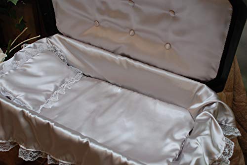 Newnak's Pet Caskets-Pet Casket Black/Silver (3 Sizes) Deluxe(Small) #TOP1