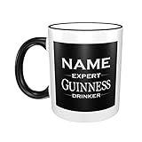 Guinness Keramik-Kaffeetasse, große Teetasse für Büro und Zuhause Trinkbecher für Kaffee, Tee, Saft, Kakao 11 Oz