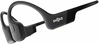 SHOKZ OpenRun Bone Conduction Headphones - Open-Ear Bluetooth Sport Headphones for Running, 8H Battery, IP67 Sweatproof, Black