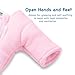 Magic Sleepsuit Baby Merlin's Microfleece Baby Swaddle Transition Product - Soft and Cozy Design, Double Zipper for Easy Diaper Changes, Promotes Safe Sleep 3-6 Months - Pink - Small 12-18lbs