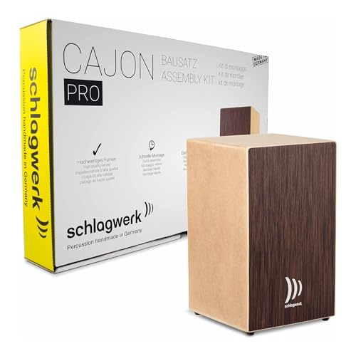 Cajon-Bausatz Schlagwerk CBA30SW Pro Wenge mit keepdrum Tasche