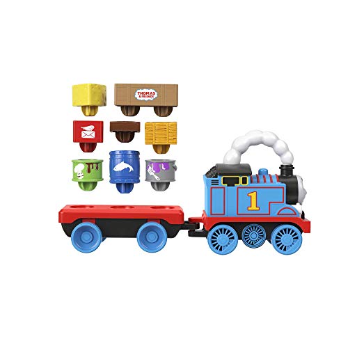 Fisher-Price Thomas & Friends Wobble Cargo Stacker Train, push-along engine with stacking blocks for toddlers and kids ages 2 years and up - Image 5