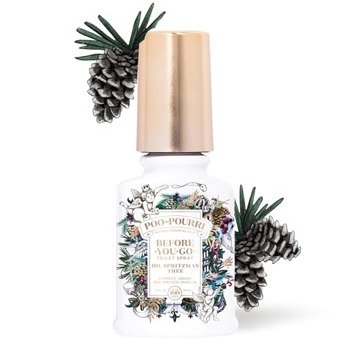 Image of Poo-Pourri Before-You-Go Toilet Spray Holiday set, Hollyday Spice, Mistletoe Spritzes, Oh Spritzmas Tree, Berry and Bright, Balsam Bum