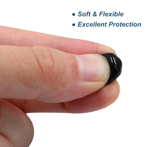 Image of 60 Pcs 8mm (5 /16 inch) Rubber End Caps Bolt Screw Protector, Black | PVC Flexible Impact Absorbing, Prevents Scuffs Dust Rust, Fits 8-8.5mm Round Tube Threads, Indoor Outdoor Use