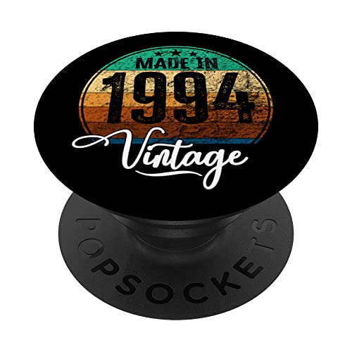 Birthday Vintage Año de nacimiento 1994 Cumpleaños bday PopSockets PopGrip Intercambiable
