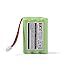 BAKTH 900mAh 3.6V Ni-MH Square-Hole Plug Battery for Motorola MBP33 MBP33S MBP33PU MBP35 MBP36 MBP36S MBP36PU MBP41 MBP43 Baby Monitor (Don't fit MBP33S MBP36 with Round Hole Plug)