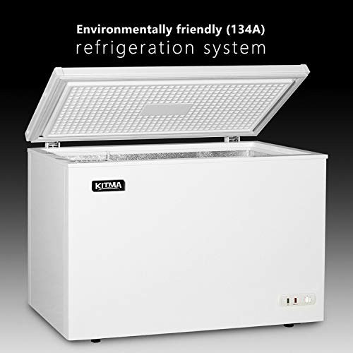 Kitma Chest Freezer - 15.9 Cu.ft Reach-In Freezer Chest - Solid Door Deep Freezer With 2 Storage Baskets And Adjustable Thermostat, White #TOP1