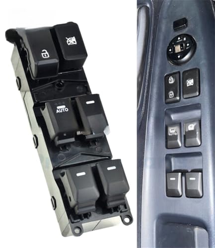 Bouton de commande fenêtre électrique Rio 2012 commande principale vitre gauche 93570-1W155 - 3