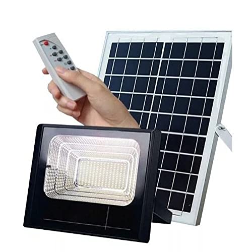Refletor Solar Luminaria 200w Placa Solar Led Holofote Iluminaçao