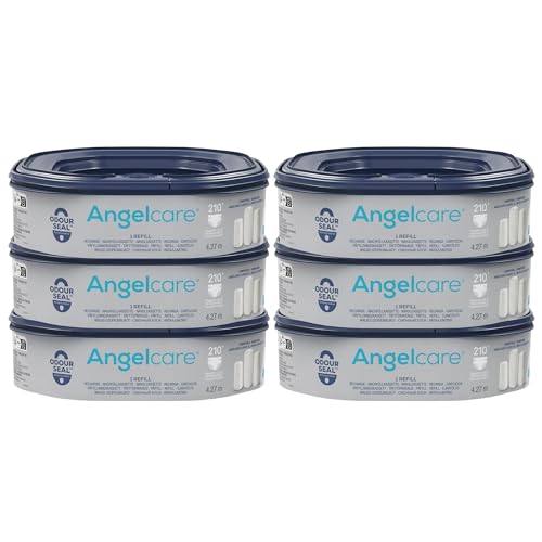Angelcare Dress Up – Recambios octogonales para papelera de pañales, cantidad variada - Talla:6 Recharges