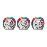 Red Heart Super Saver O'Go Jeweltone Yarn - 3 Pack of 141g/5oz - Acrylic - 4 Medium (Worsted) - 364 Yards - Knitting/Crochet
