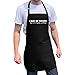 I May Be Wrong, But It's Unlikely Apron - Funny Saying BBQ Cook Apron - 1 Size Fits All Chef Quality Poly/Cotton with 4 Utility Pockets, Adjustable Neck and Extra Long Waist Ties