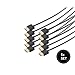 Produktbild S/CONN maximum connectivity Set 5 x Slim-HDMI Kabel extra dünn schwarz 1,5m