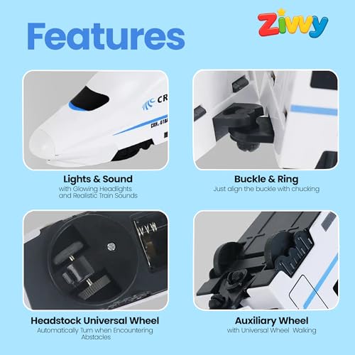 Image of Electric Train Toy for Kids | Smooth Forward & Backward with Left /Right Steering | Realistic Light and Sound Effects | Indoor Play Train Toy for Boys and Girls | Kids Vehicle Toy
