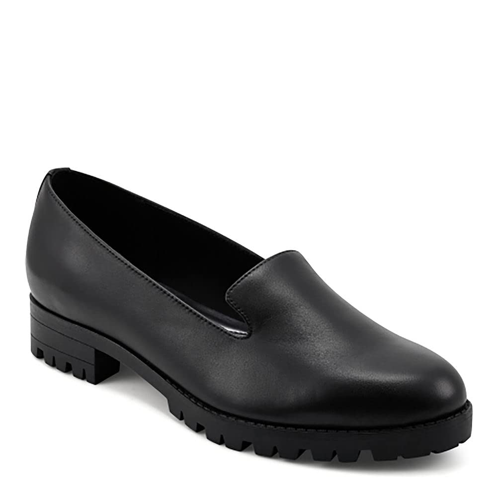 Easy Spirit Women's Geneva Loafer, Black 001, 10 Wide