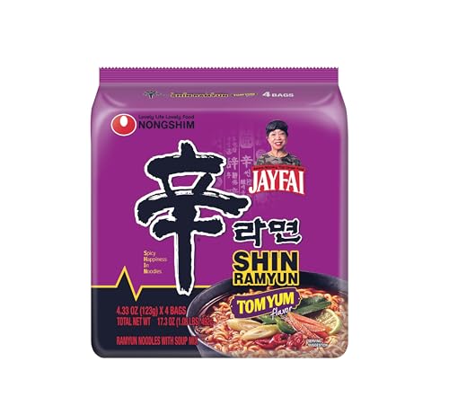Nongshim Shin Ramyun TomYum Jai Fai Instant Ramyun Noodles with