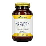 avissure™ Melatonina 1mg, Complex Griffonia e Vitamine B6 B12, 60 Compresse