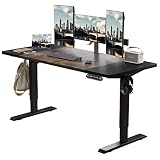 Radlove Electric Height Adjustable Standing Desk, 63x 30 Inches Stand Up Desk Workstation, Splice Bo