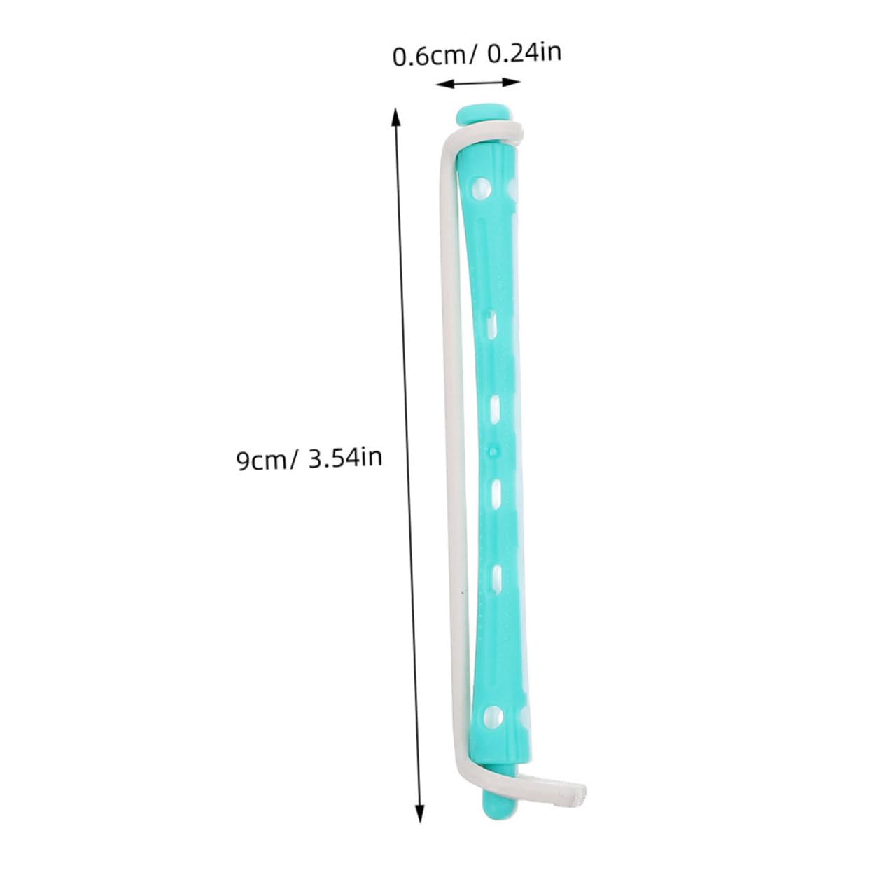 Ipetboom 24pcs Flexible Hair Perm Rods for Women Plastic Curlers Easy to Use Hair Rollers Curling Tools for Stylish for Home