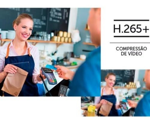 Gravador Digital dvr 04 Canais 5MP Multi HD Inteligência Vídeo mhdx 3004 C Intelbras