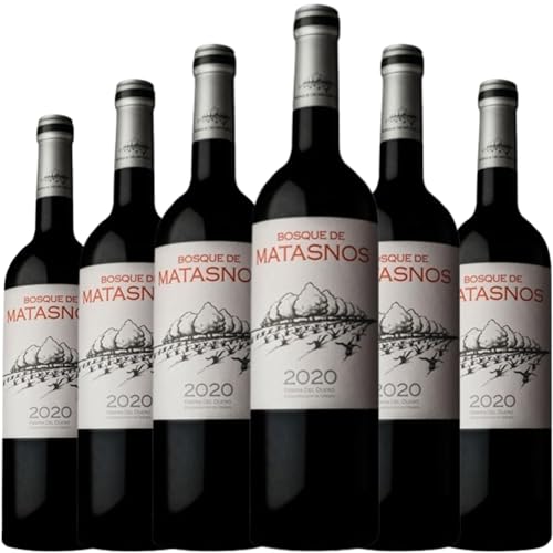 Bosque de Matasnos Etiqueta Blanca es un vino tinto de crianza español con cuerpo, equilibrio y matices frutales, ideal para maridar con carnes y quesos.| 6 botellas