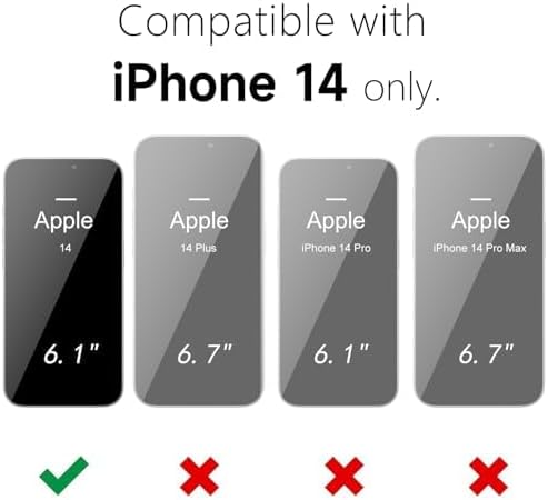 oakxco for iPhone 14 Case Silicone, Ultra Slim Thin Phone Case for Women Girls, Plain Solid Color Minimalist Aesthetic Cute Girly Design, Soft Rubber Gel TPU with Camera Cover Protection, Neon Orange - Image 2