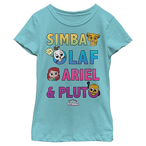 T-shirt Disney Doorables anti-irritation pour fille en coton bleu
