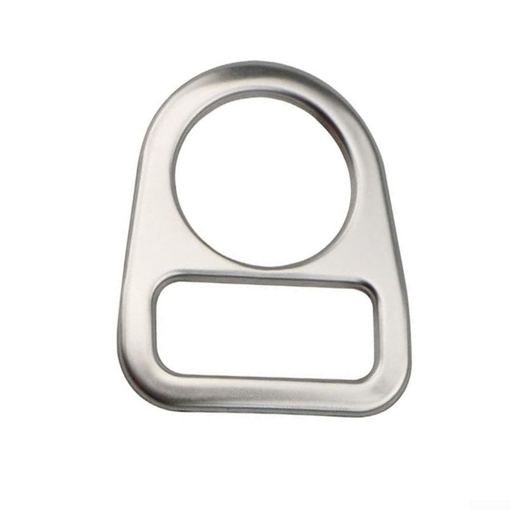 Interior Mirror Button Trim Cover for Qashqai J11 & T32 (2014–2017) – ABS Plastic, Silver Finish, For Easy Peel-and-