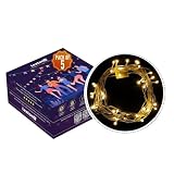 Lexton Led String Light Plug Sourced 11 Meter, 40 High Pixel LED, 8MM Led Bulb, Suitable for Indoor & Outdoor Decorations, Diwali, Christmas, Wedding, Party, (Ultra Warm White, Pack of 5)