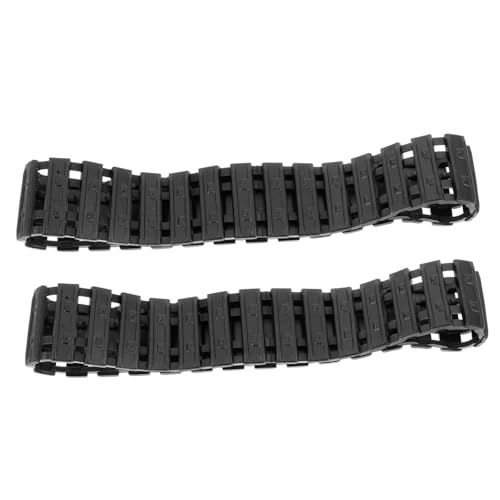 NAMOARLY Enhance DIY Skills Pcs Plastic Tank Tracks for Rc Car Models Robotic DIY Track Kit