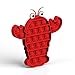 VANMAL Push Pop Bubble Fidget Stress Fidget Toys,Push Pop Sensory Toy Anxiety and Stress Relief, 2 Pack SiliconePopper Fidget Good for Autism ADHD Suitable for All Ages Board Game (Octopus+Lobster)