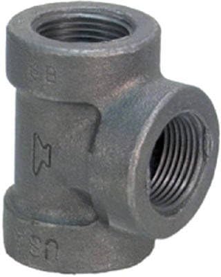Anvil 2 in. FPT x 2 in. Dia. FPT Black Malleable Iron Reducing Tee