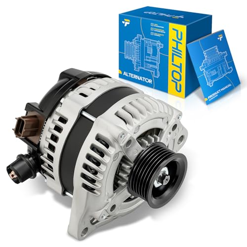 Image of PHILTOP Alternator 11623N Fit for 2011-2014 Ford Mustang 3.7L Automatic,150Amp Replace 11623,BR3T10300EC,BR3Z10346A