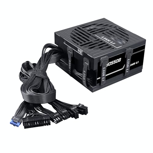 Lian Li RB 550W Power Supply 80 Plus Bronze ATX 3.1 PCIe 5.1 Ready 135mm Low-Noise Fan Built-in Cable Management 5-Year Warranty Non-Modular - Black (RB550B)