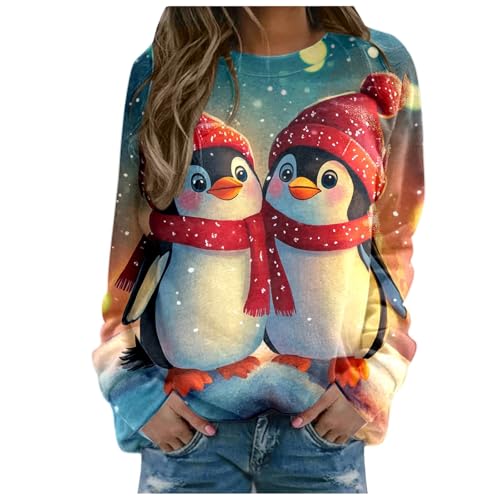 Christmas t Shirt for Women UK Cowboy Shirts for Women Womens pjs Ugly Christmas Family Xmas Pyjamas Womens Loungewear Sets Pants Merry chirtsmas Winter Coat Funny Graphic Letter