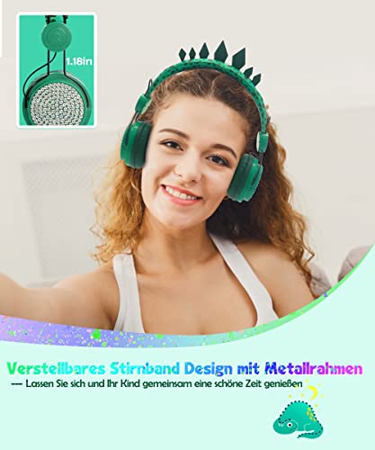 SVYHUOK Casque Dinosaure Bluetooth Audio Enfant avec Oreilles de Chat Casque sans Fil Pliable avec Micro pour Filles… - Les Beatles, Paul McCartney, John Lennon, RIngo Starr, George Harrison SVYHUOK Casque Dinosaure Bluetooth Audio Enfant avec Oreilles de Chat Casque sans Fil Pliable avec Micro pour Filles… – Image 7