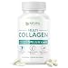 Multi Collagen Protein Capsules - 180 Collagen Capsules - Type I, II, III, V, X Collagen Pills - Proprietary Blend of Eggshell, Chicken, Wild Fish & Grass-Fed Beef Collagen Peptides - 2025mg per serv