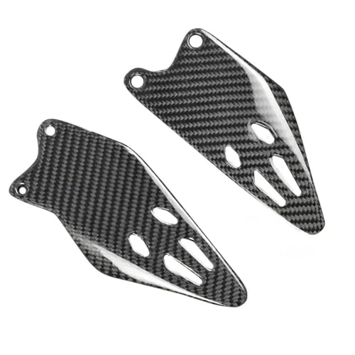 Carénage carbone ZX6R protections talon en pure fibre haute résistance