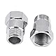 Sauerstoffsensor Adapter, 02 Sensor Spacer, Dioche 2 Stück 32 Mm M18 * 1,5 O2 Sauerstoffsensor Extender Verlängerung Spacer Stopfen Adapter Silber
